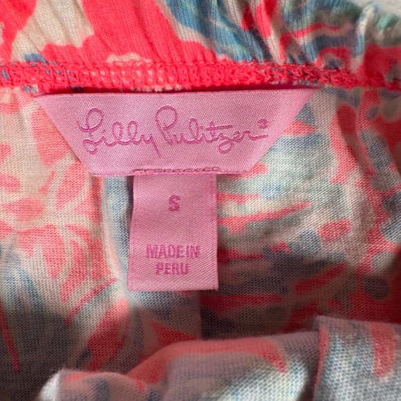 Lilly Pulitzer Windsor Strapless‎ Dress Summer Siren Print Mini Summer S - Picture 4 of 8